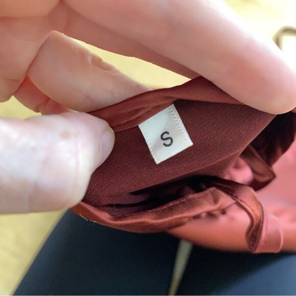 Mini Dress in Rust Brown - Picture 4 of 4